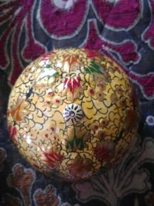 Vintage Hand-Painted Trinket Box