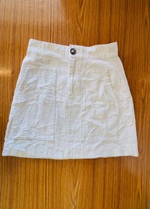 H&M cotrise off white mini skirt women’s