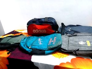 combo of handbags and luggages