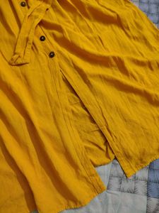 Mustard Yellow Midi Dress