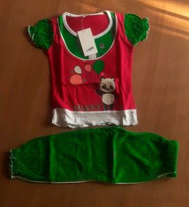 Set Of 3 New Cotton Night Dress For Kids