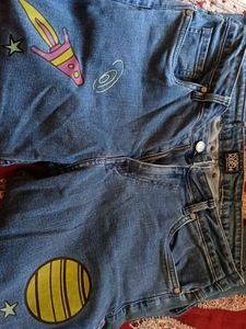 KOKK KEEN Space Theme Jeans