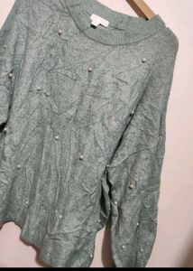 Light Grey Winter Top For Girl Or Woman 42 Bust