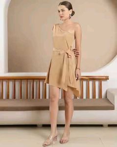 Elegant One-Shoulder Mini Dress