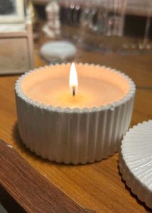 Concrete Jar Candle 🕯️😉