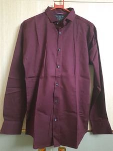 Burgundy Formal Shirt