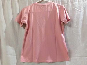 Cute Pink Cotton T-Shirt – Soft, Stylish &amp; Comfy
