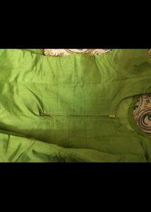 Elegant Green Embroidered Kurta Set