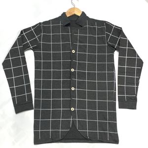Men’s Checked Cardigan – Chest 38 Inch