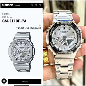 G Shock Watch With Tin Box