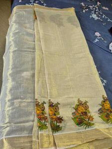 Krishna Print Saree