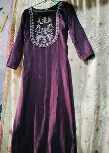 Elegant Purple Kurta Set