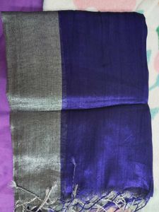 Elegant Two-Tone Tissue Saree
