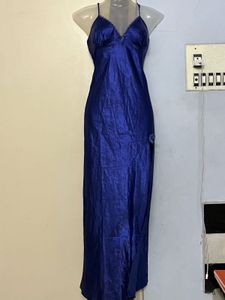 Pintrest Silky Blue Gown