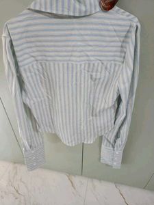 Striped Button-Down Shirt