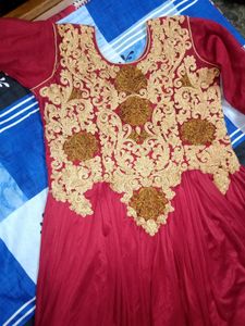 Readymade Mahroon Gown