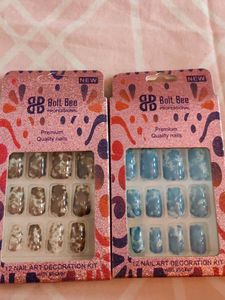 Combo Of Tye Dye Press On Nails