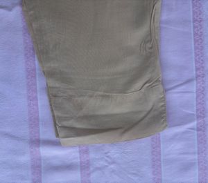 Go Colors Cream Pant