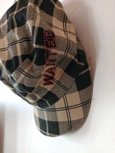 Plaid Pattern Cap