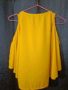 TOKYO TALKIES Yellow Top for Casual Wear