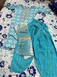 Light Blue Kurta Set