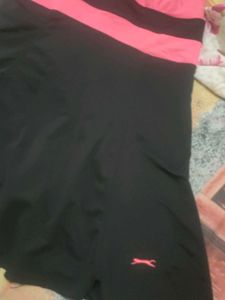Pink &amp; Black Swim Dress