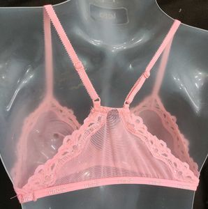 Pink Lace Bra 🔥