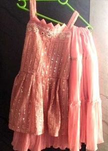 Cute Pink Dress & Skirt Set