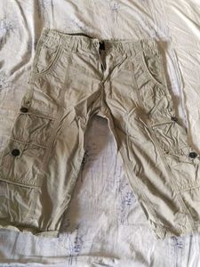 Khaki Cargo Shorts