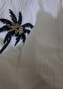 Embroidered And Sequence Palazzos