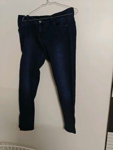 Dark Blue Denim Jeans