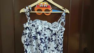 White Frilled Dress