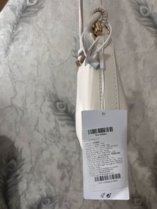 Savana Cream Knotted Handle Shoulder Bag