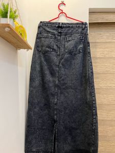 Denim Maxi Skirt