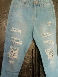 Blue Boyfriend&#39;s Jeans