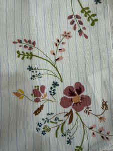 AND Half Sleeves Rayon Off White Tie-Up Shirt