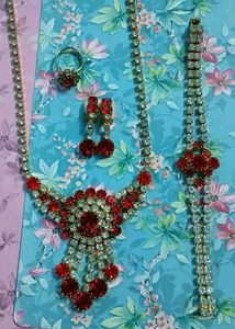 Red Jewellery Set