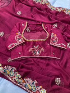 New Beautiful Designer Saree