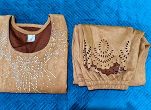 Velvet Kurta Set ❤️