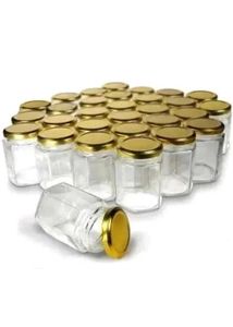 Glass Storage Jars (Set of 12)