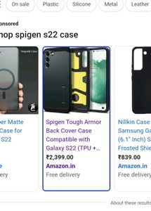 Samsung S22 Spigen Tough Armor Back Cover Case