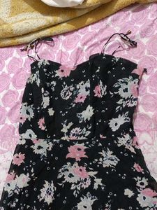 Black Floral Dress