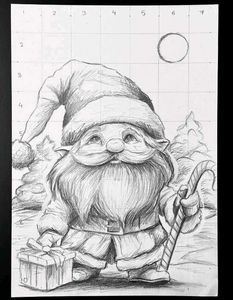 Santa Claus Outline Drawing