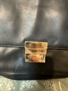 Michael Kors Black Flap Cross Body Bag