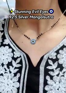 Evil Eye Mangalsutra Pure Silver 925