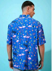 Flamingo Print Shirt