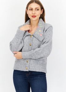 RIVER ISLAND Peter Pan Collar Knitted Cardigan