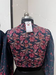 Flared Sleeve Floral Top