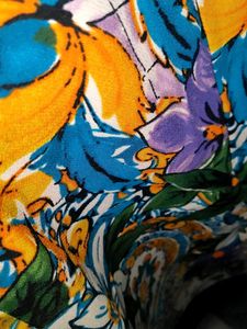 Floral Print Short Sleeve Top