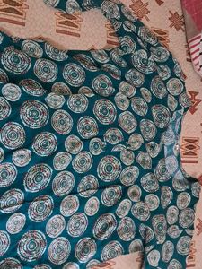 Dark Green Color Kurta